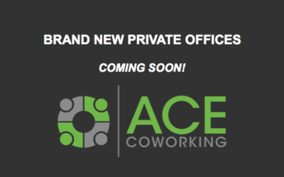 ACE Is Growing! Brand New Downtown Private Offices